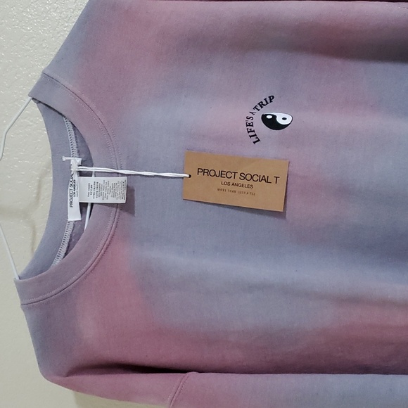 NWT Project Social T, Los Angeles Tie-dye Sweatshirt, sz. Small/medium - Picture 3 of 4